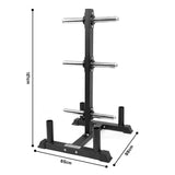 Olympic Weight Storage Tree with Barbell Storage