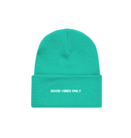 Mint BRAINGAIN GOOD VIBES ONLY BEANIE (2nd)