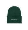 Bottle Green BRAINGAIN GOOD VIBES ONLY BEANIE (2nd)